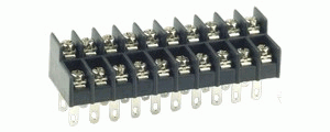 Dual Level PCB Barrier Terminal Blocks CBP110-02